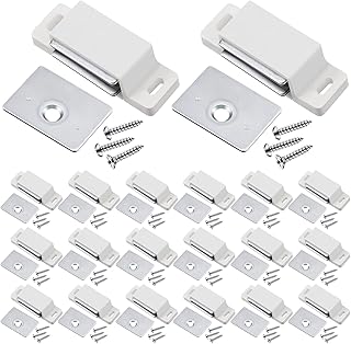 Moxweyeni 24 Pack Cabinet Magnets Magnetic Door Catc...