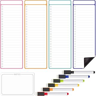 Mr. Pen- 4 x 12 Magnetic Dry Erase to Do List, 11 pc...