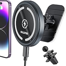 OHLPRO for MagSafe Car Mount Charger iPhone Wireless...