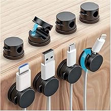 OneLeaf 8 Pack 360° Rotatable Strong Magnetic Cable ...