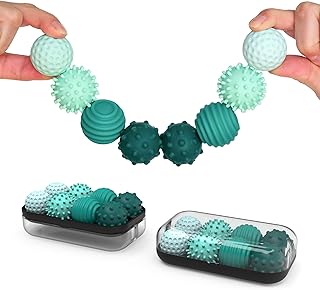 ONO Signets – Silicone Magnetic Balls with Textured Dimples, Bumps, and Wav