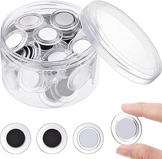 Outus 45 Pieces Clear Round Whiteboard Magnets 3 cm ...