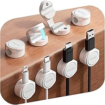 Pack Cord Organizer Silicone Magnetic Cable Clips [8...