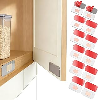 Pack Magnetic Cabinet Door Catch, No Drill Ultra Thi...