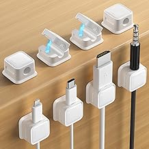 Pack Magnetic Cord Organizer Holder,Strong Adhesive ...