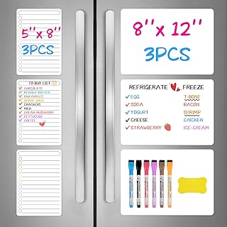 Pack Magnetic Dry Erase Board, 3 Pack 8'' x 12'' & 3...