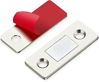 Pack Ultra Thin Cabinet Door Catch Stainless Steel C...