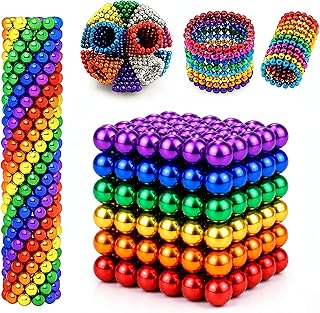 PC-5MM Upgraded Fidget Building Magnetic Balls Desk Toys for Stress Relief, Fidg