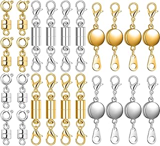 Pcs 3 Styles Magnetic Necklace Clasps and Closures, ...