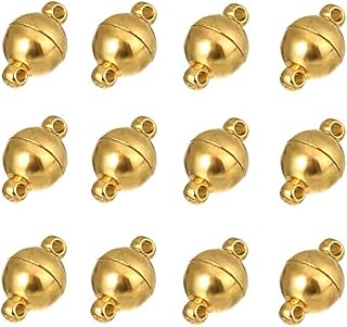 PCS 8MM Jewelry Magnetic Clasps Round Magnetic Clasp...