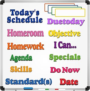 Pcs Classroom Schedule Magnets Reusable Today's Sche...