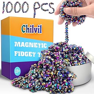 pcs Easter Basket Stuffers for Teens Boy, Fidget Toys Metal Balls Stones Beads Q