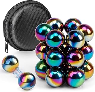 PCS Large Rainbow Hematite Magnetic Ball Fidget Toy for Adults, Men Women Magnet