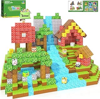PCS Magnetic Blocks-Build Mine Magnet World Animals ...