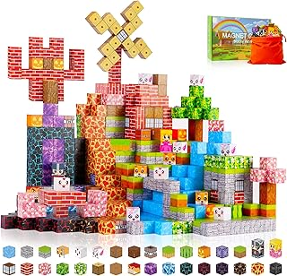 PCS Magnetic Building Blocks for Kids Ages 3-8, 0.8i...