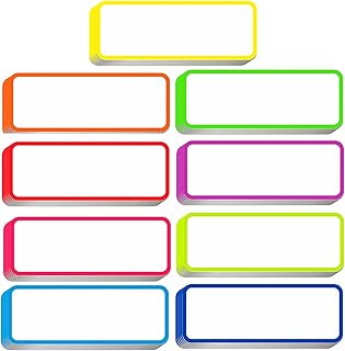 pcs Magnetic Dry Erase Labels Colorful Name Tags Fle...