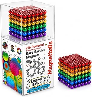 PCS Magnetic Fidget Balls for Adults Only, Desktop Stress Relief Toy, Easy-Assem