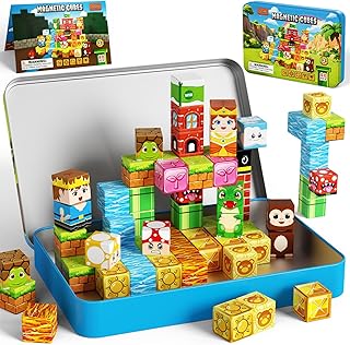 PCS Mini Magnetic Building Cubes Set, Adventure-them...