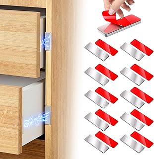 PHIXBEAR 10 Pack Magnetic Door Catch, No Drilling Ul...