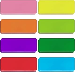 Pieces Colorful Magnetic Dry Erase Labels,Waterproof...