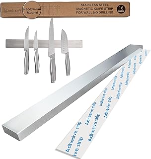 Premium Magnetic Knife Strip for Wall no Drilling – ...