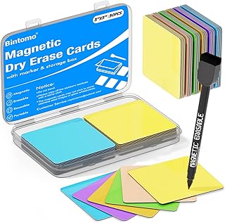 Reusable Magnetic Sticky Notes 30PCS 3x3 Dry Erase M...