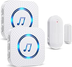 SanJie Door Chime, Door Open Contact Sensor Alarm wi...