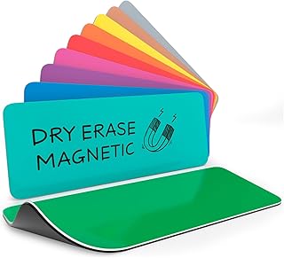 Scribbledo 10 Pack Dry Erase Magnetic Labels 3.1 x 1...
