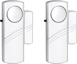 Security Door Window Alarm, 90DB Wireless Sensor Doo...