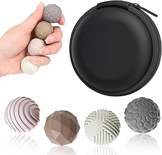 Silicone Magnetic Balls, Fidget Toys Adults, 4PCS Stress Balls Sensory Toys for