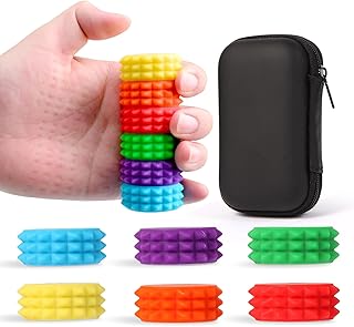 Silicone Magnetic Stress Balls, 6 Pack Pain Stim Fidget Toys Adults & Teens