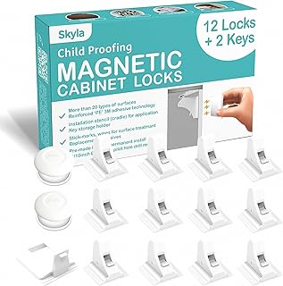 Skyla Homes Magnetic Cabinet Locks Baby Proofing Chi...