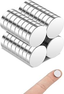 Small Magnets, 30 Pack Refrigerator Magnets 12x3mm Rare Earth Magnets Neody