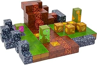 SUNNY AUNTIE 200PCS Dinosaur Magnetic Building Block...