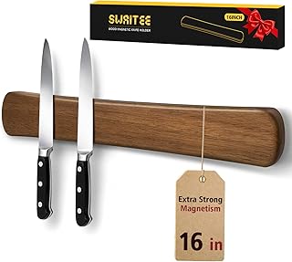 Swaitee Magnetic Knife Holder for Wall, 16 Inch Acac...