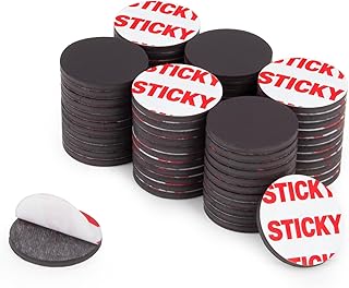 Towjug Round Magnets with Adhesive Backing, 30 Piece...