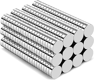 TRYMAG Small 160Pcs 8x2mm Tiny Neodymium Refrigerator Magnets for Crafts, M