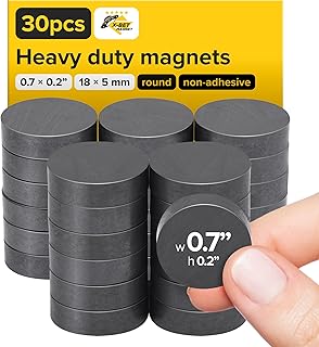 Ultra-Strong Ceramic Round Magnets (0.7x0.218x5mm, 3...