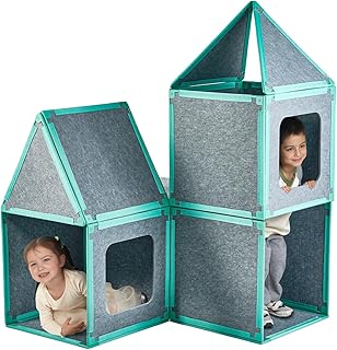 Umoving 20-Piece Magnetic Fort Building Kit for Kids...