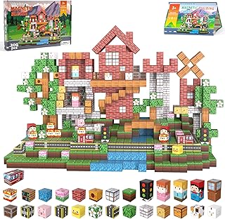 Vdealen 300 PCS Magnetic Blocks-Magnetic Building Bl...