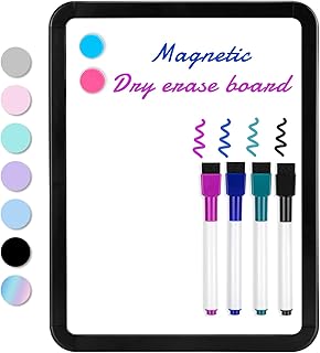 VUSIGN Small White Board Dry Erase, 8.5'' x 11'' Mag...