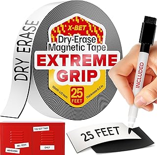 X-bet MAGNET Magnetic Strips - 1 Inch x 25 Feet Magn...