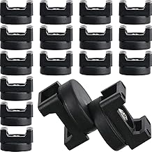 Yookeer 15 Pcs Magnetic Zip Tie Mount Base Black Mag...