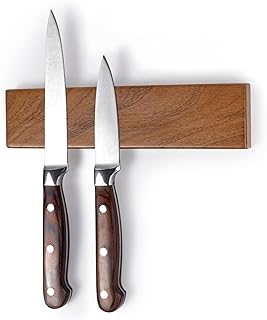Yuoyar Wooden Magnetic Knife Holder - 8 Magnetic Kni...