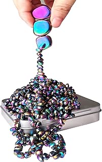 ZHEBAG Mini Magnetic Stone Balls, Over 500 Ferrite Mini Magnets, Toy for Adults,